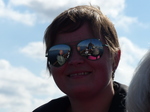 FZ033057 Viking boat reflected in Jenni's sunglasses.jpg